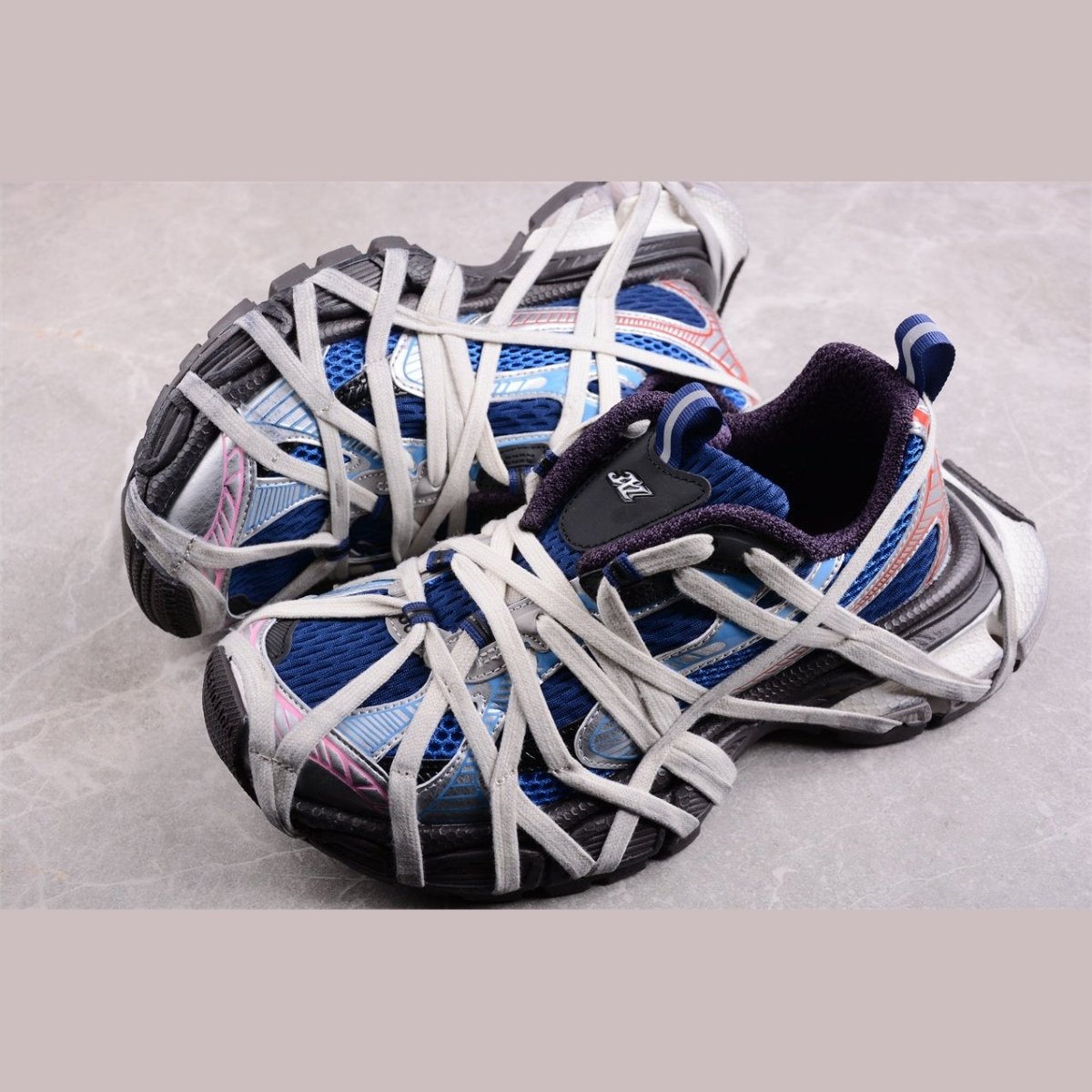 BALENCIAGA 3XL x ROYAL BLUE SILVER - Phantom Kicks