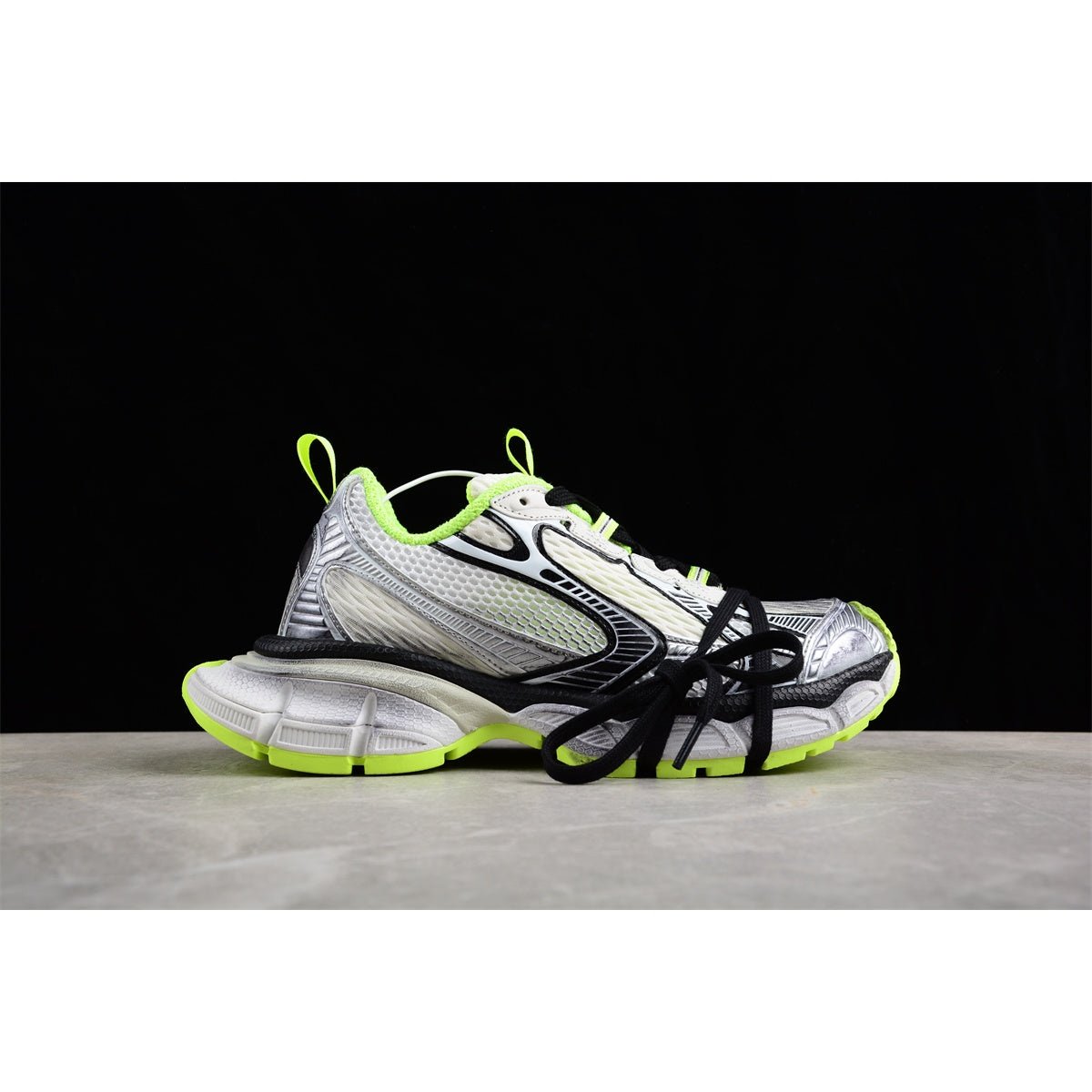 BALENCIAGA 3XL x WHITE BLACK FLUO YELLOW - Phantom Kicks