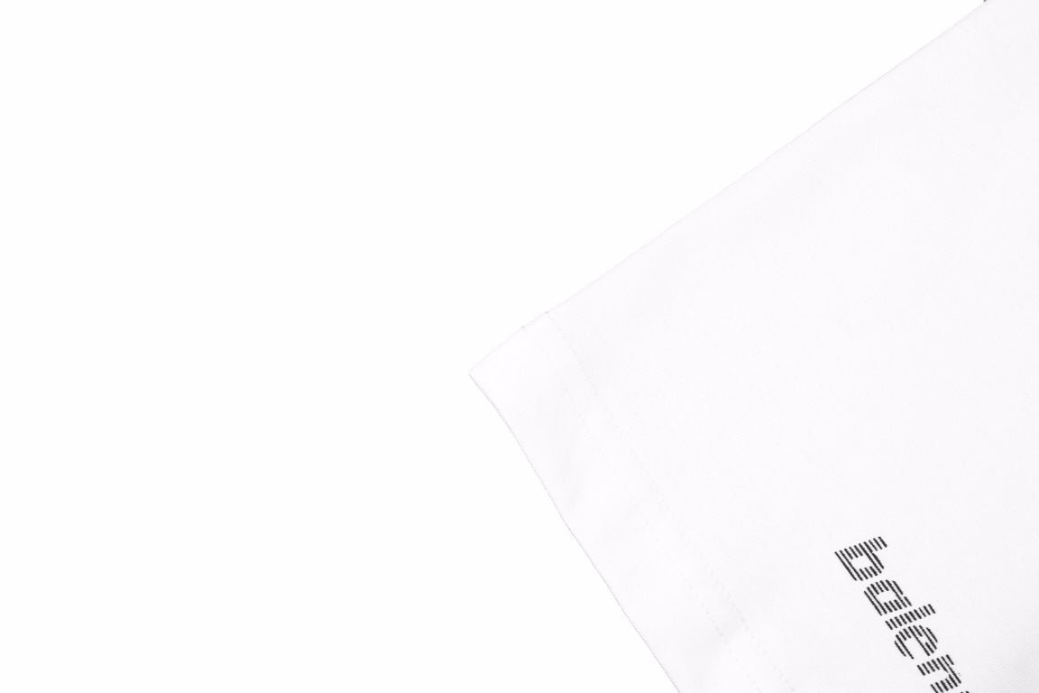 Balenciaga Allover Logo Print T-Shirt - White - Phantom Kicks