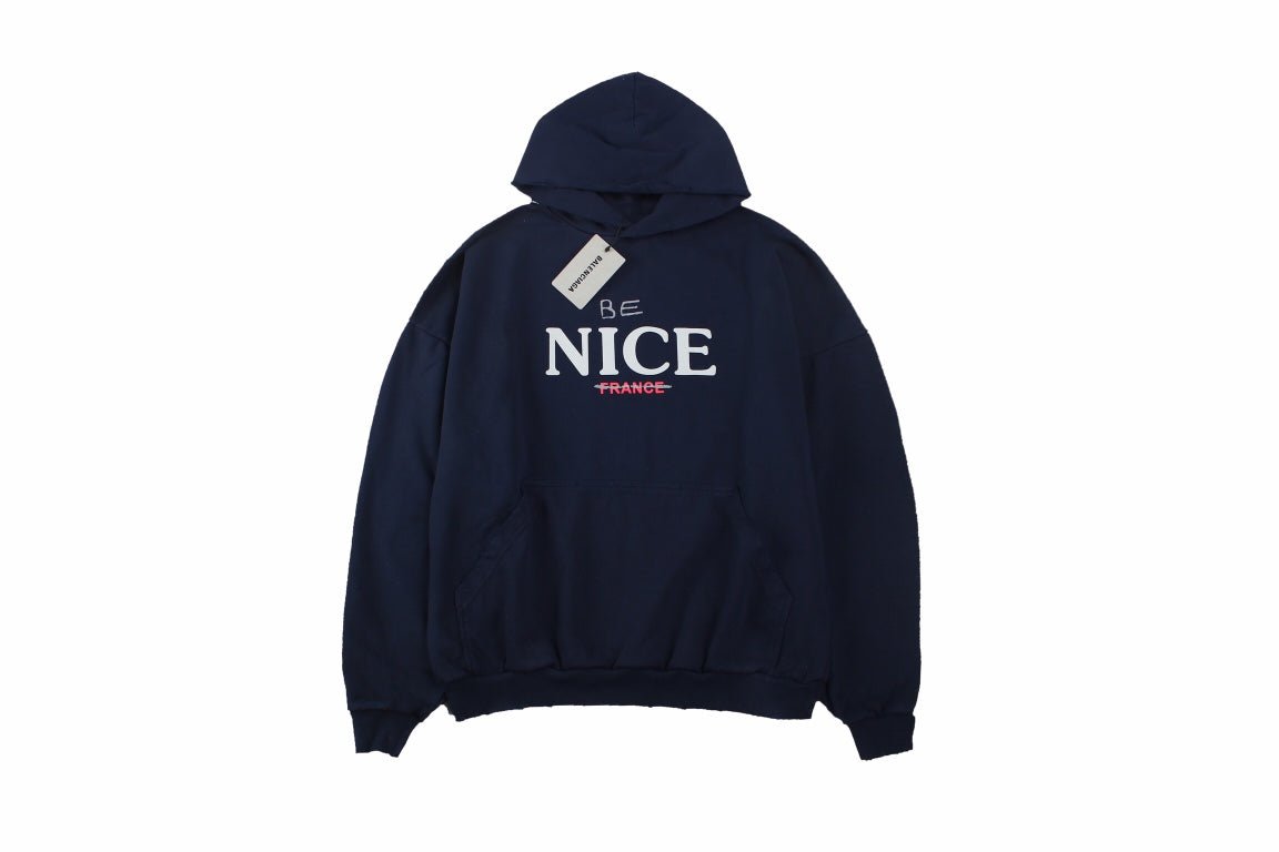 Balenciaga "Be Nice" Hoodie - Phantom Kicks
