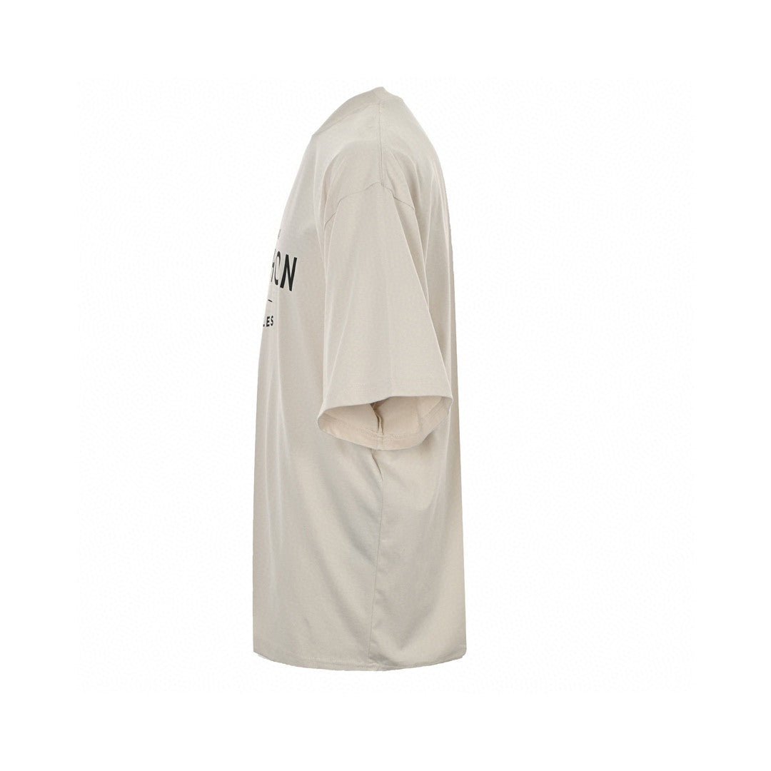 Balenciaga Beige T-Shirt with EREWHON Graphic - Phantom Kicks
