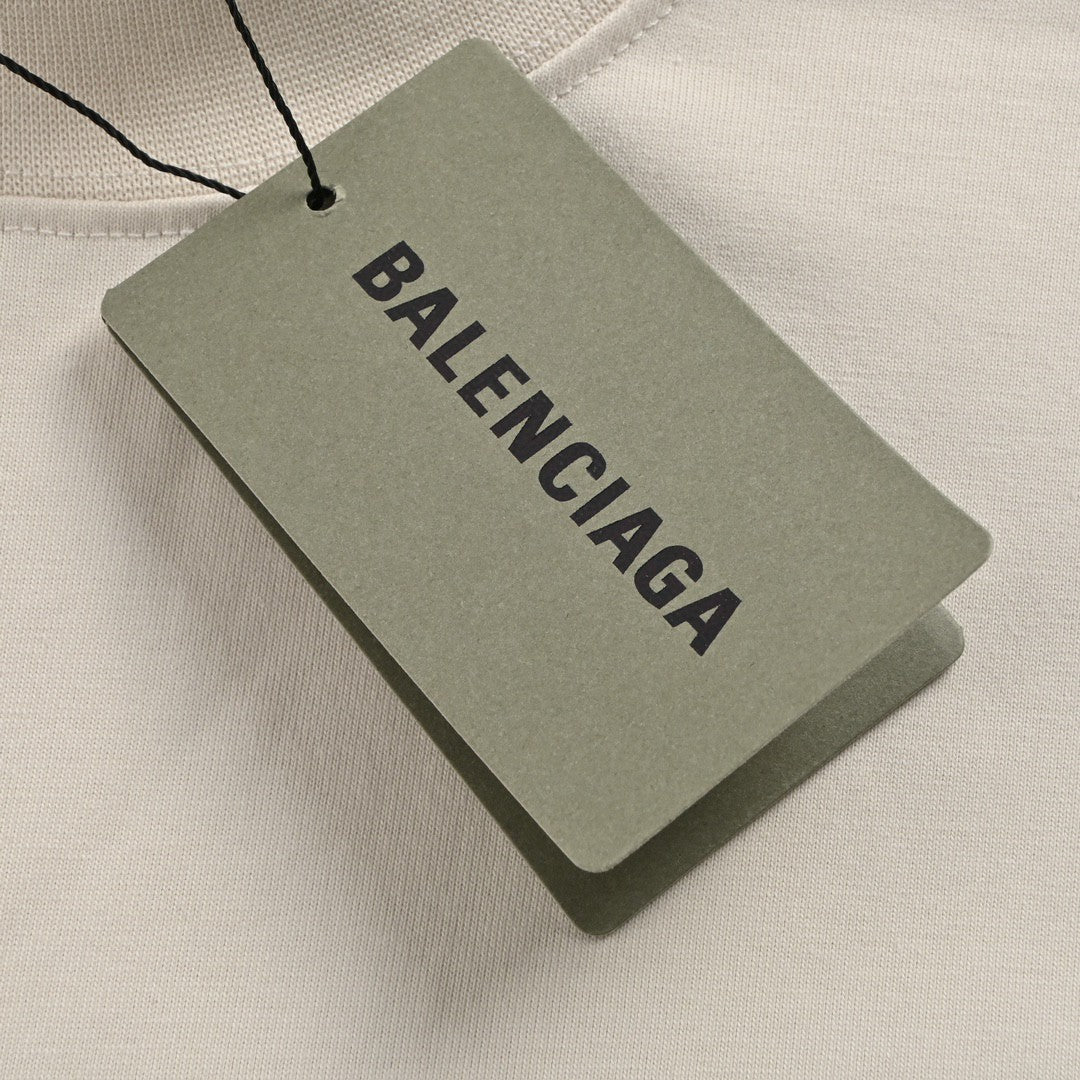 Balenciaga Beige T-Shirt with EREWHON Graphic - Phantom Kicks