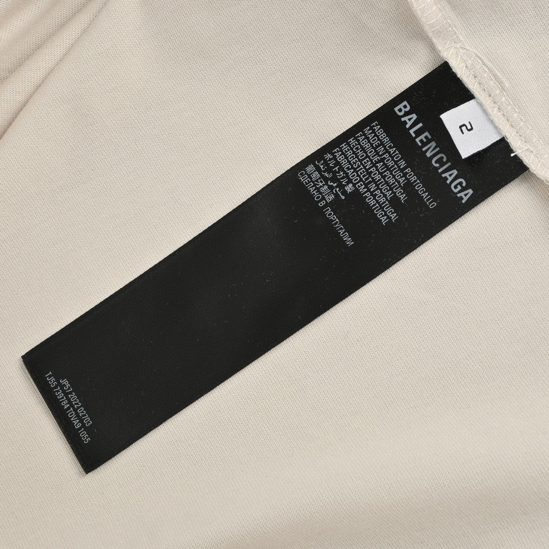 Balenciaga Beige T-Shirt with EREWHON Graphic - Phantom Kicks