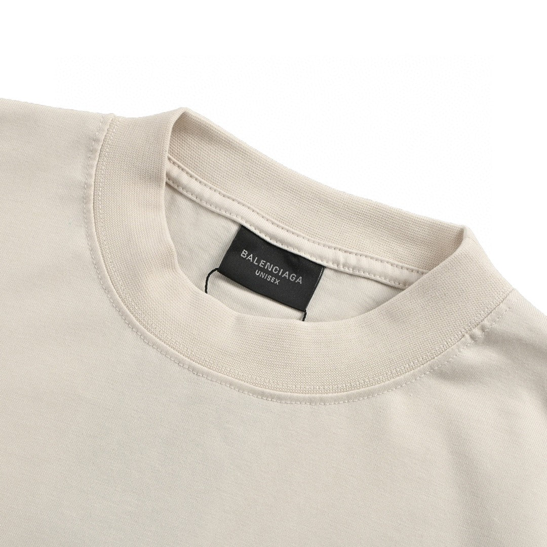 Balenciaga Beige T-Shirt with EREWHON Graphic - Phantom Kicks