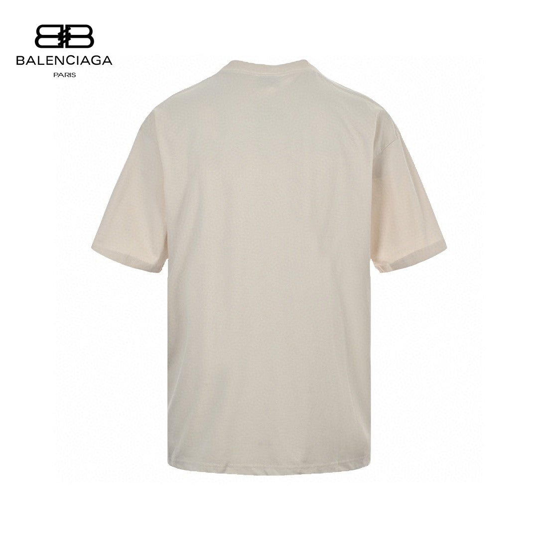 Balenciaga Beige T-Shirt with EREWHON Graphic - Phantom Kicks