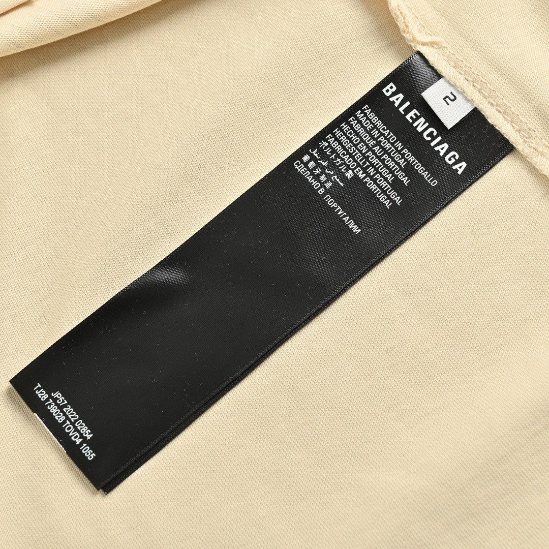 Balenciaga Beige T-Shirt with Musical Notes - Phantom Kicks