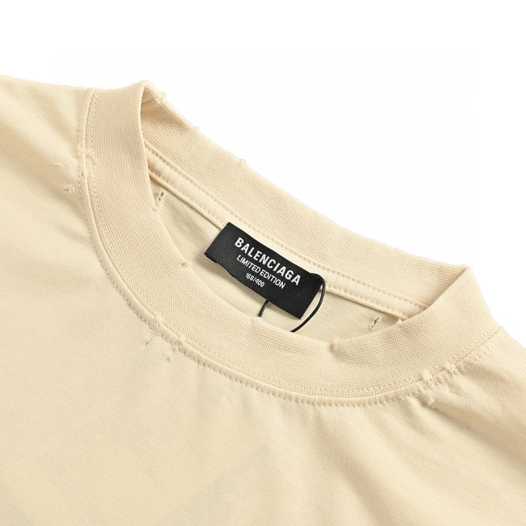 Balenciaga Beige T-Shirt with Musical Notes - Phantom Kicks