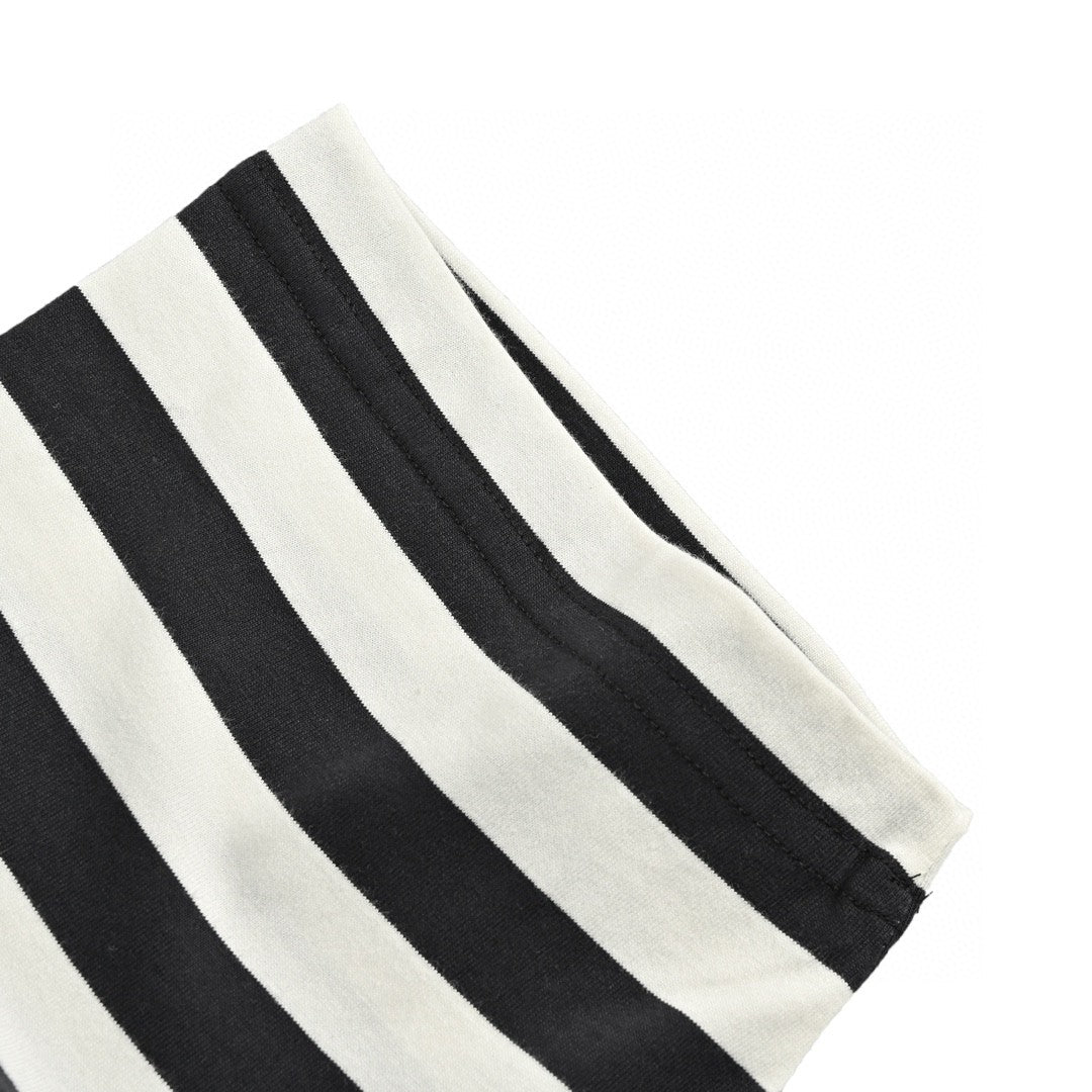 Balenciaga Black and White Striped T-Shirt - Phantom Kicks
