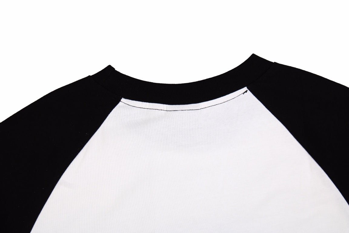 BALENCIAGA LOGO PRINT T-SHIRT BLACK WHITE - Phantom Kicks