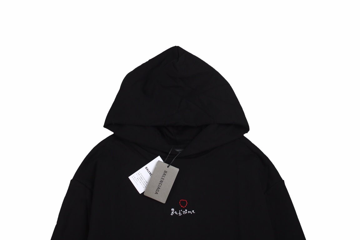 Balenciaga Black Be Yourself Hoodie - Phantom Kicks