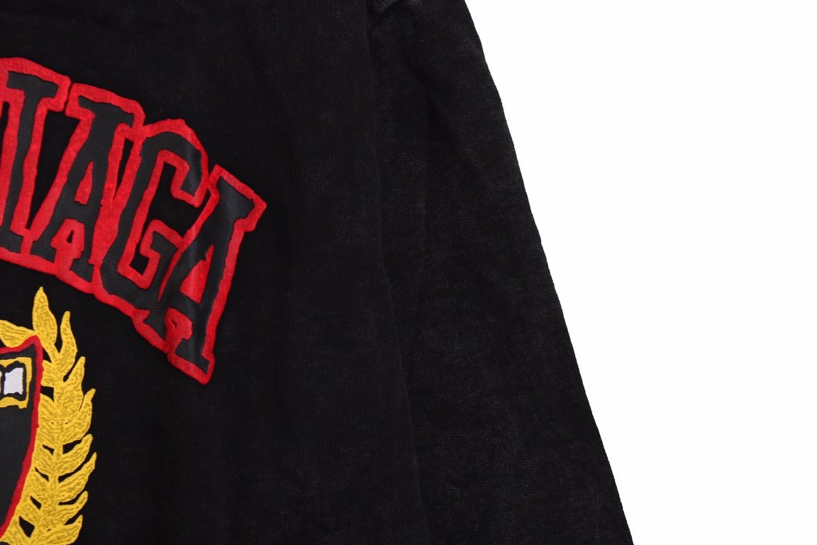 Balenciaga Black Crest Hoodie - Phantom Kicks