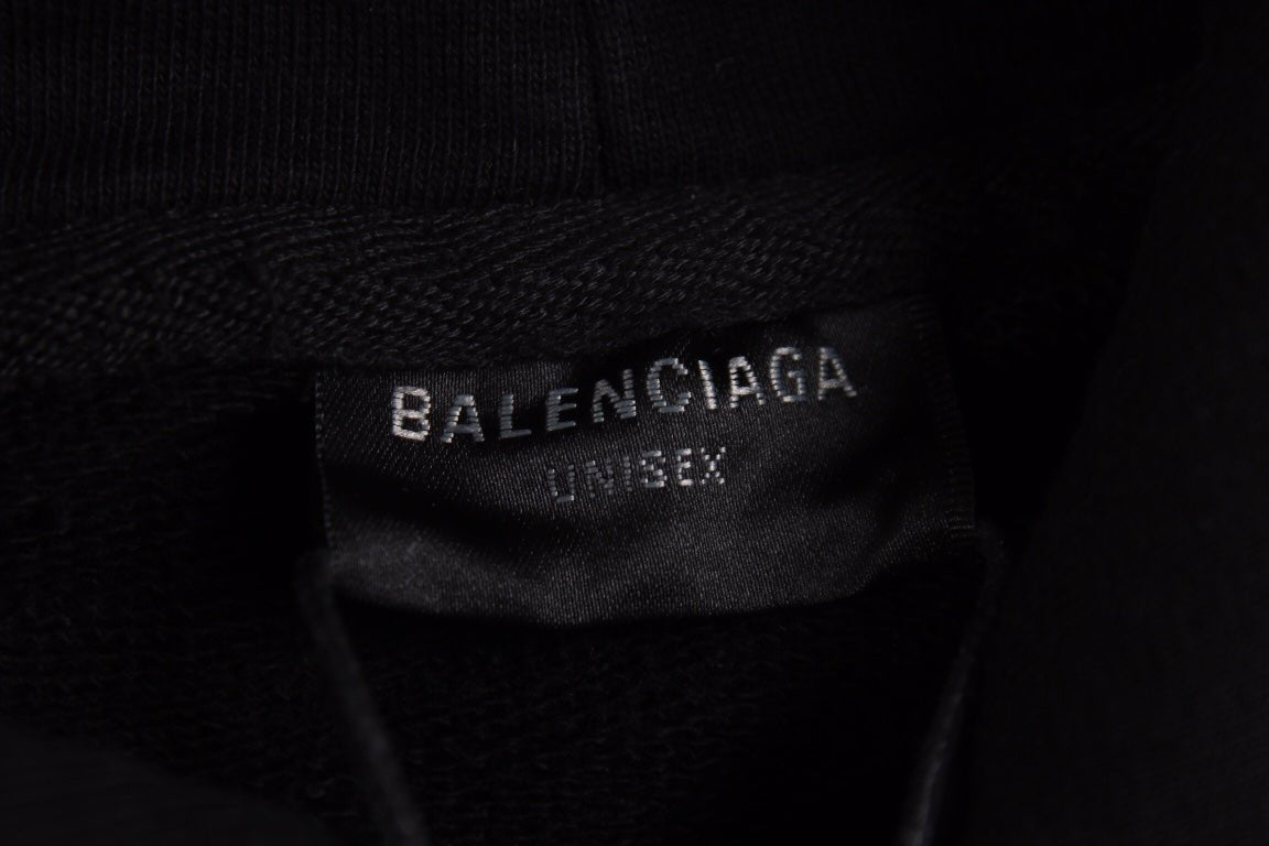 Balenciaga Black Crest Hoodie - Phantom Kicks
