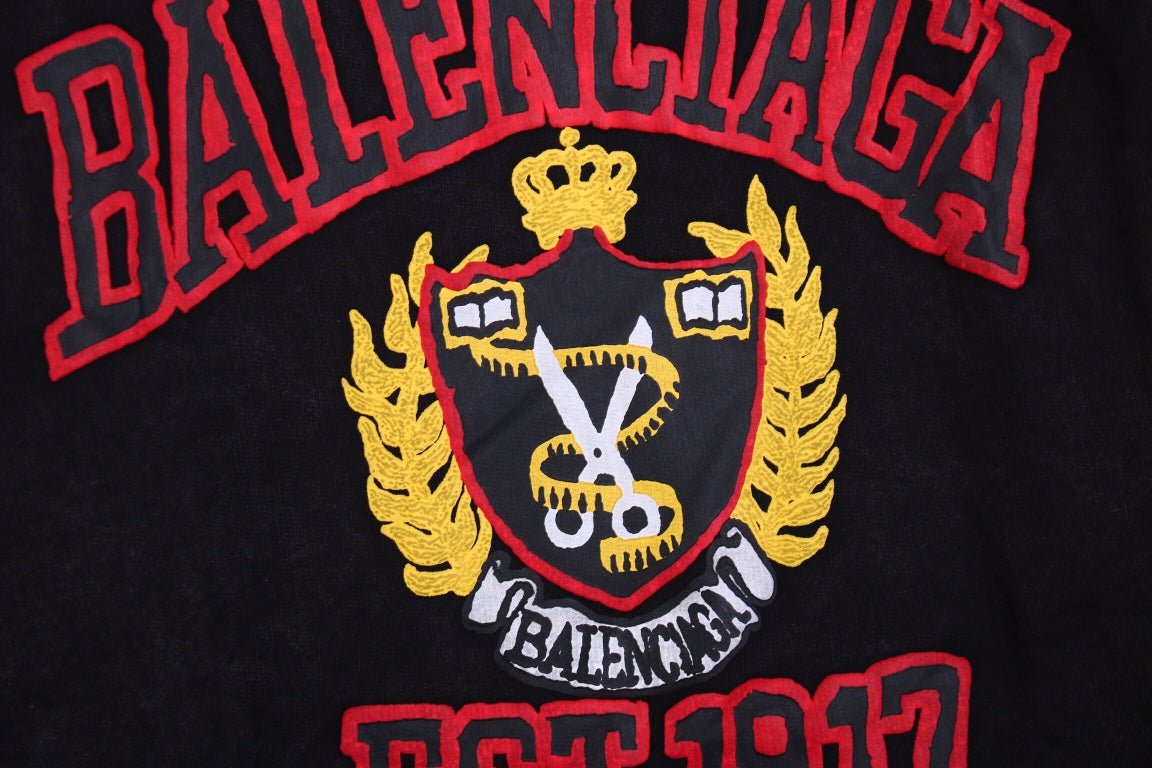 Balenciaga Black Crest Hoodie - Phantom Kicks