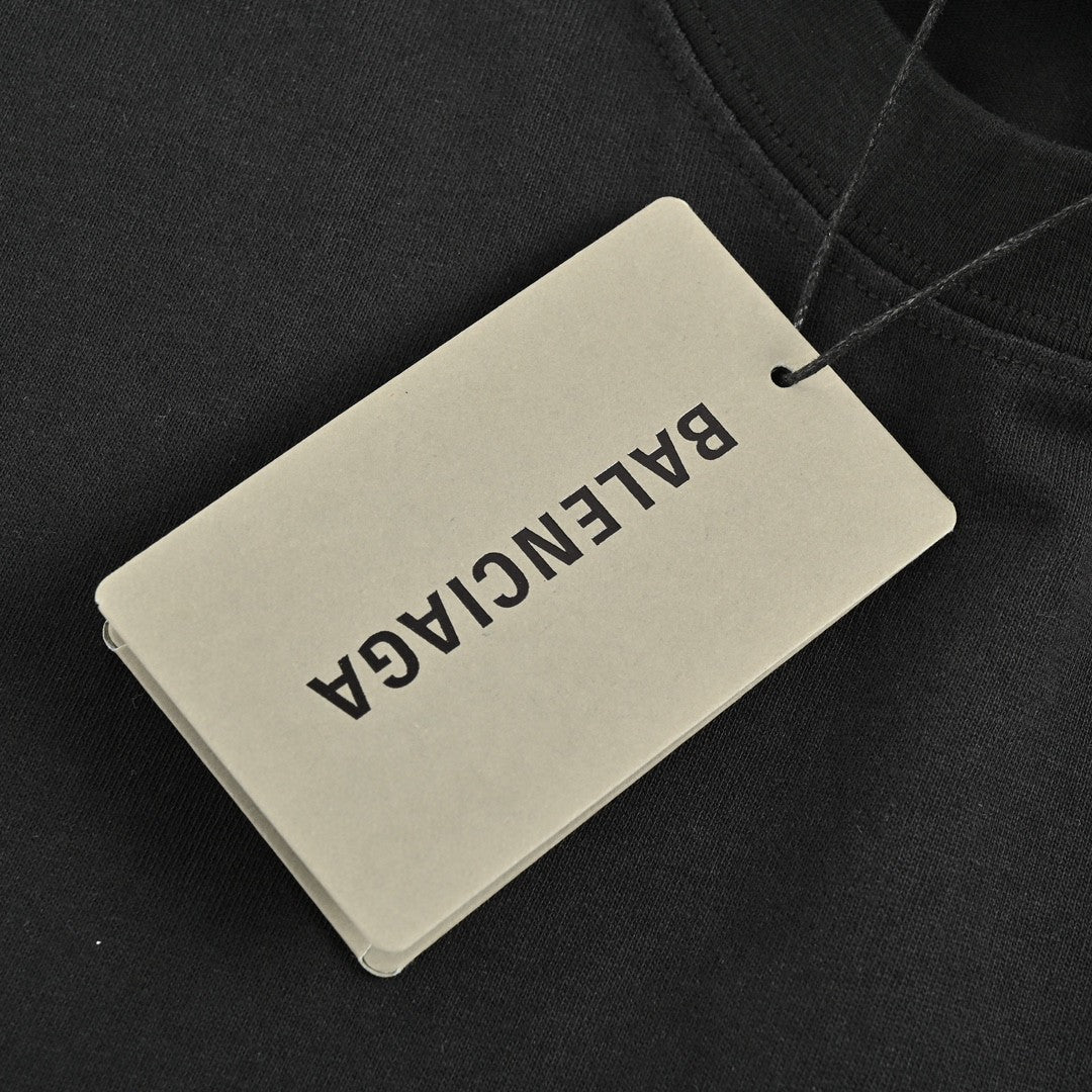 Balenciaga Black Graphic T-Shirt - Phantom Kicks