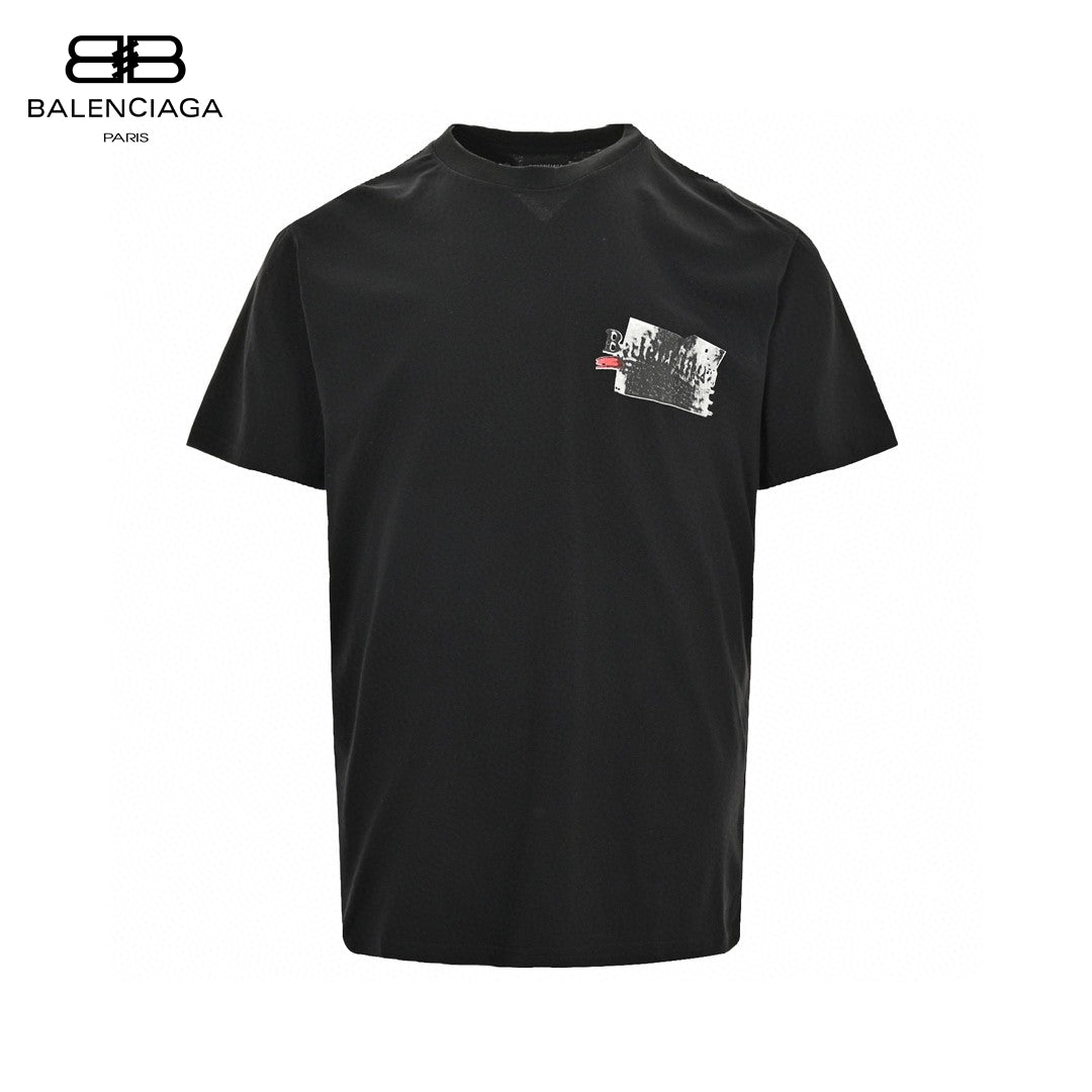 Balenciaga Black Graphic T-Shirt - Phantom Kicks