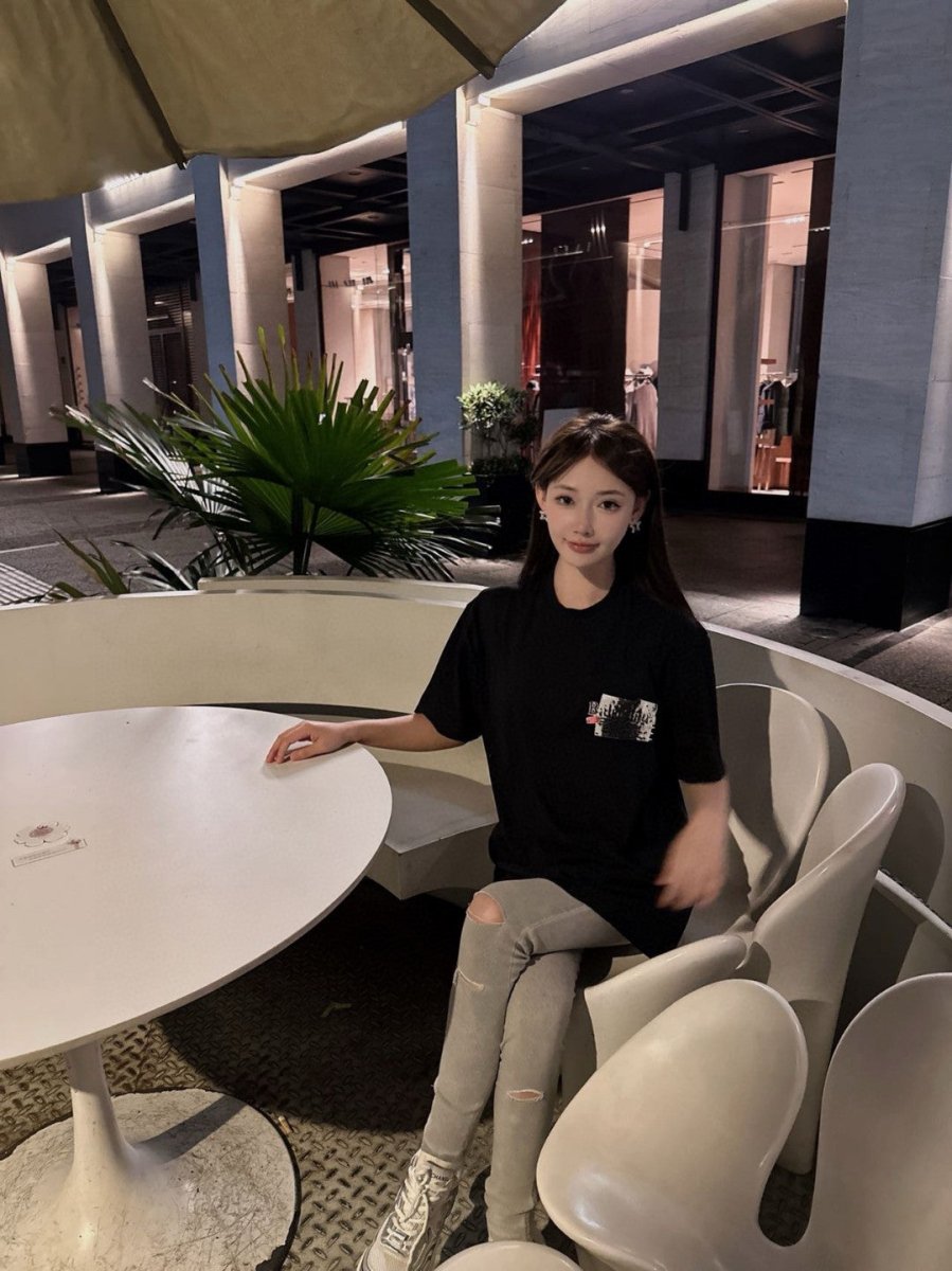Balenciaga Black Graphic T-Shirt - Phantom Kicks