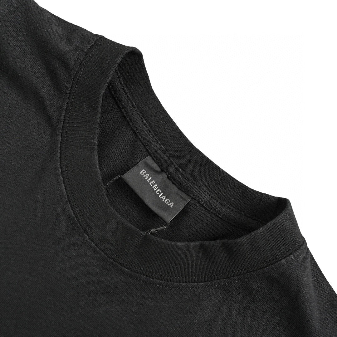 Balenciaga Black Graphic T-Shirt - Phantom Kicks