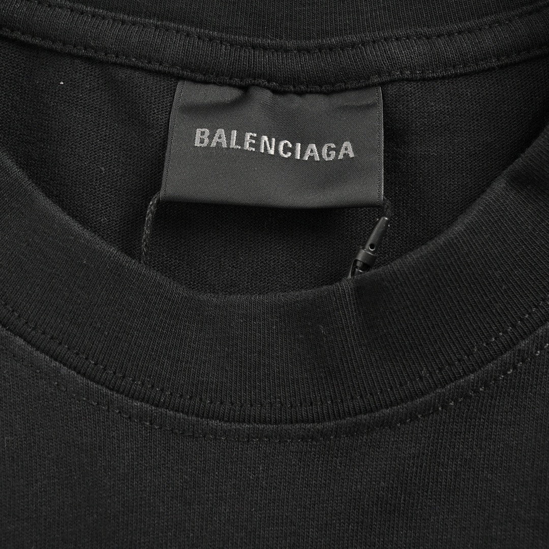 Balenciaga Black Graphic T-Shirt - Phantom Kicks