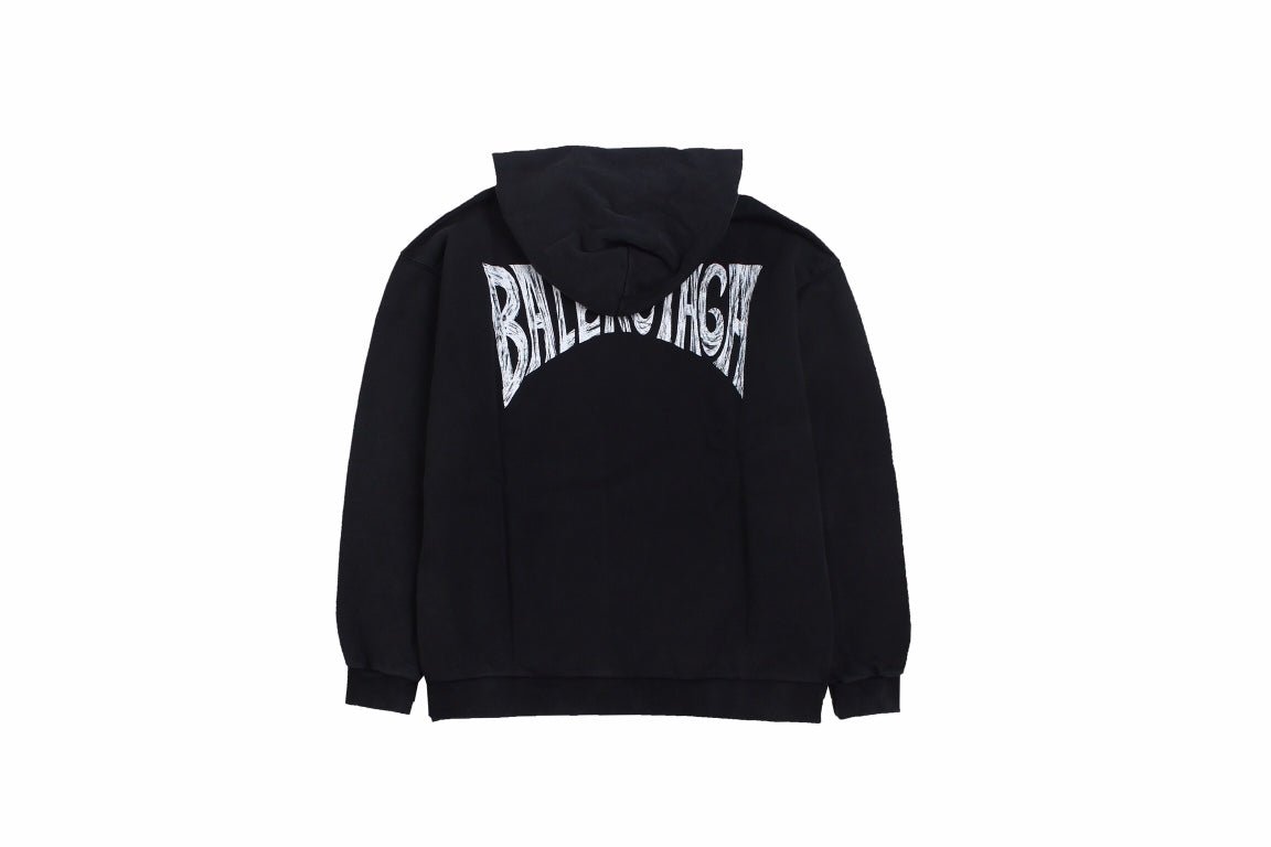 Balenciaga Black Hoodie - Phantom Kicks