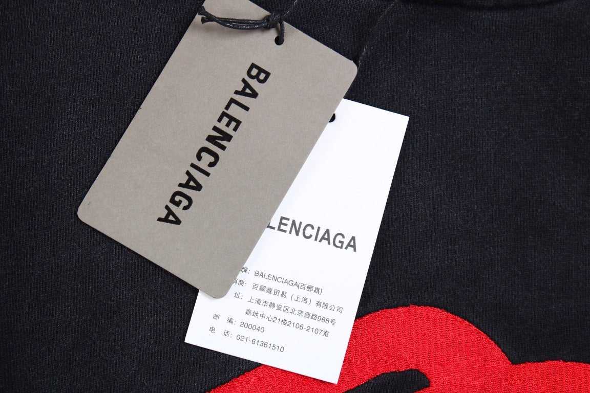 Balenciaga Black Hoodie - Phantom Kicks