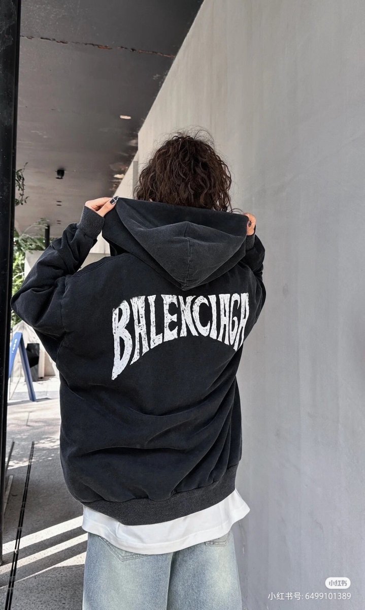 Balenciaga Black Hoodie - Phantom Kicks