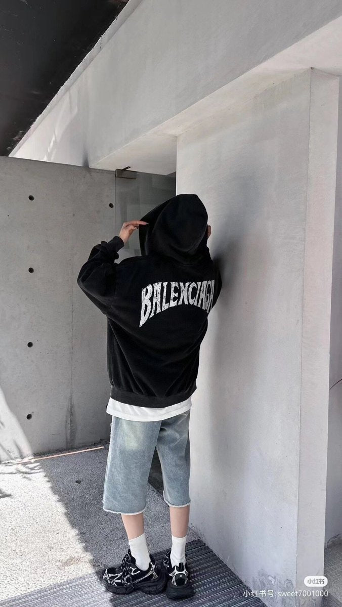 Balenciaga Black Hoodie - Phantom Kicks