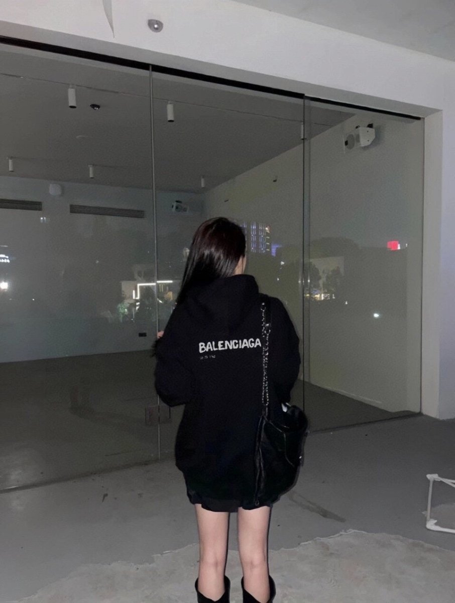 Balenciaga Black Logo Hoodie - Phantom Kicks