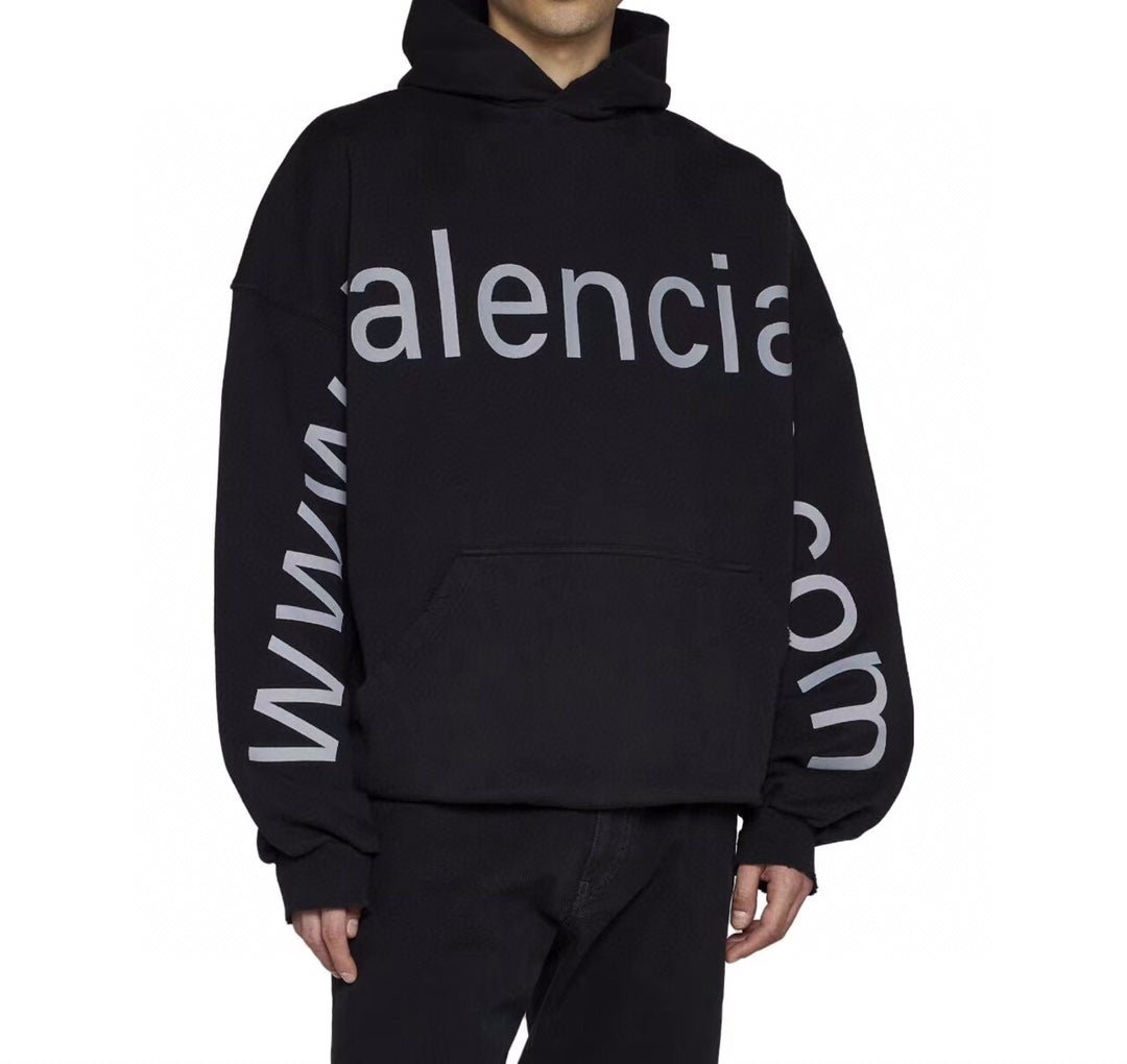 Balenciaga Black Oversized Hoodie - Phantom Kicks