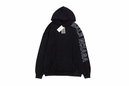 Balenciaga Black Oversized Hoodie - Phantom Kicks