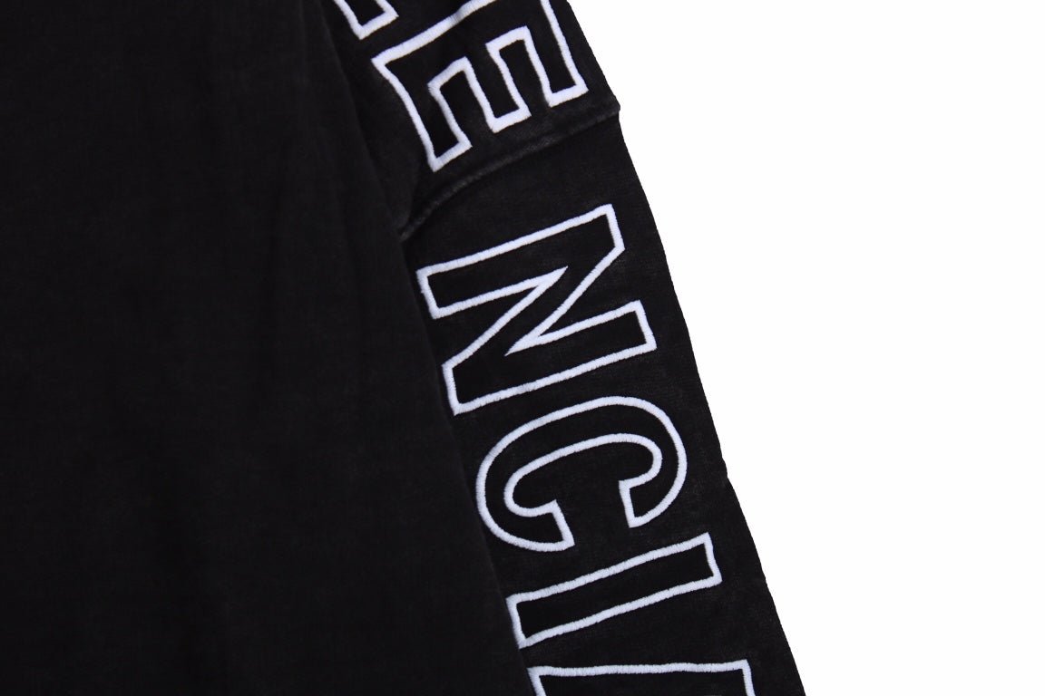 Balenciaga Black Oversized Hoodie - Phantom Kicks