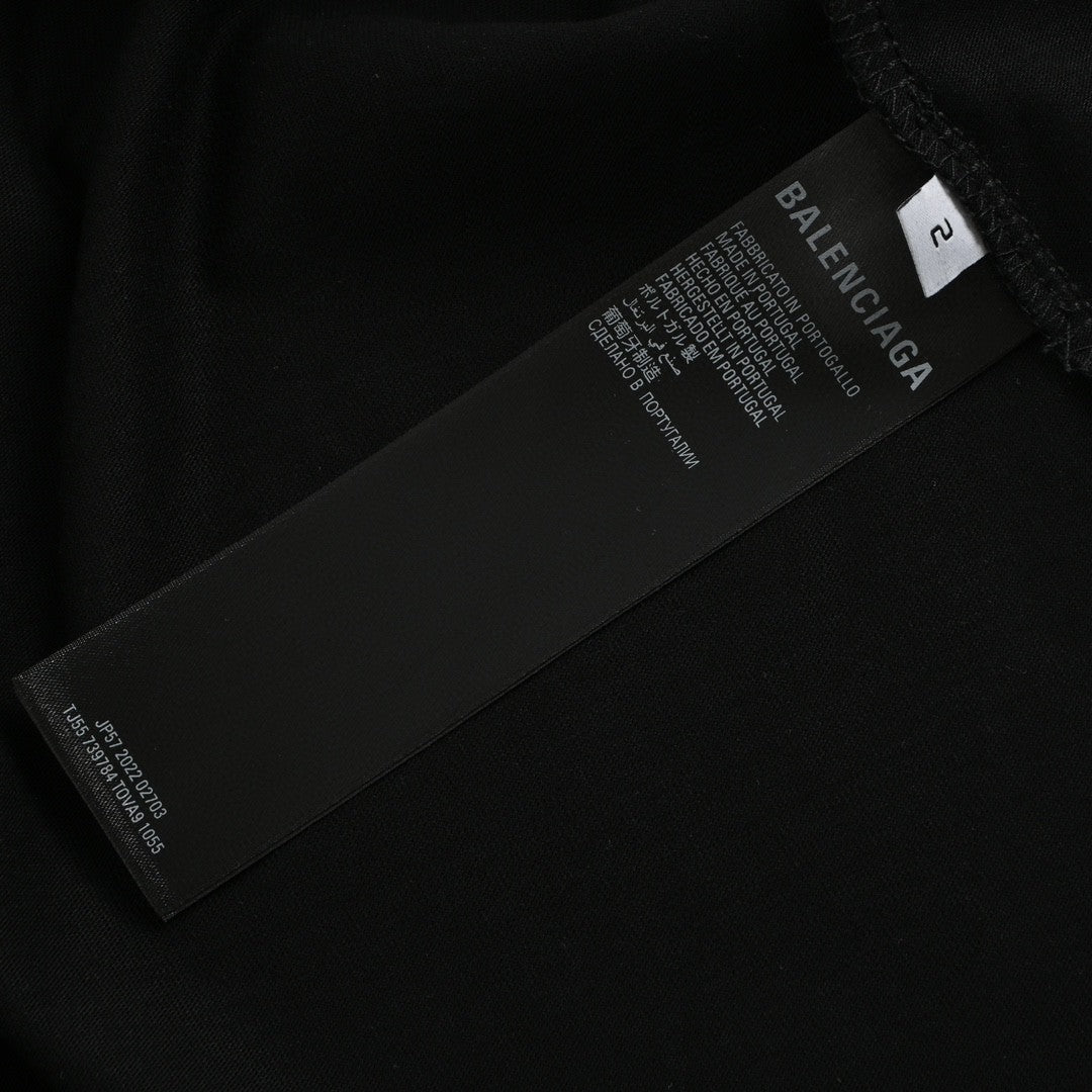 Balenciaga Black T-Shirt with EREWHON Graphic - Phantom Kicks