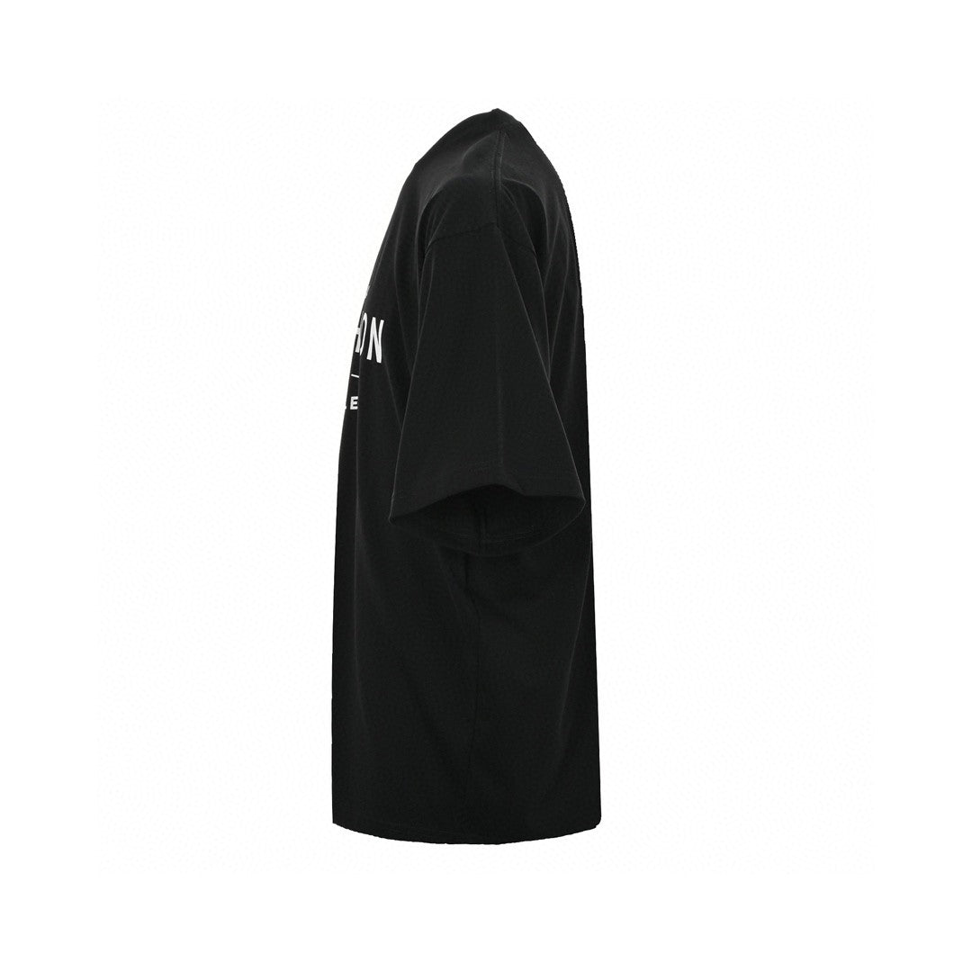 Balenciaga Black T-Shirt with EREWHON Graphic - Phantom Kicks