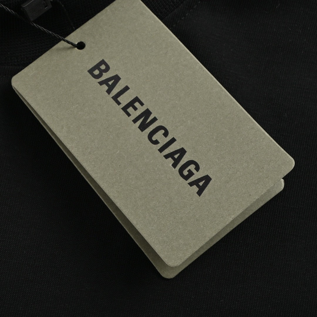Balenciaga Black T-Shirt with EREWHON Graphic - Phantom Kicks