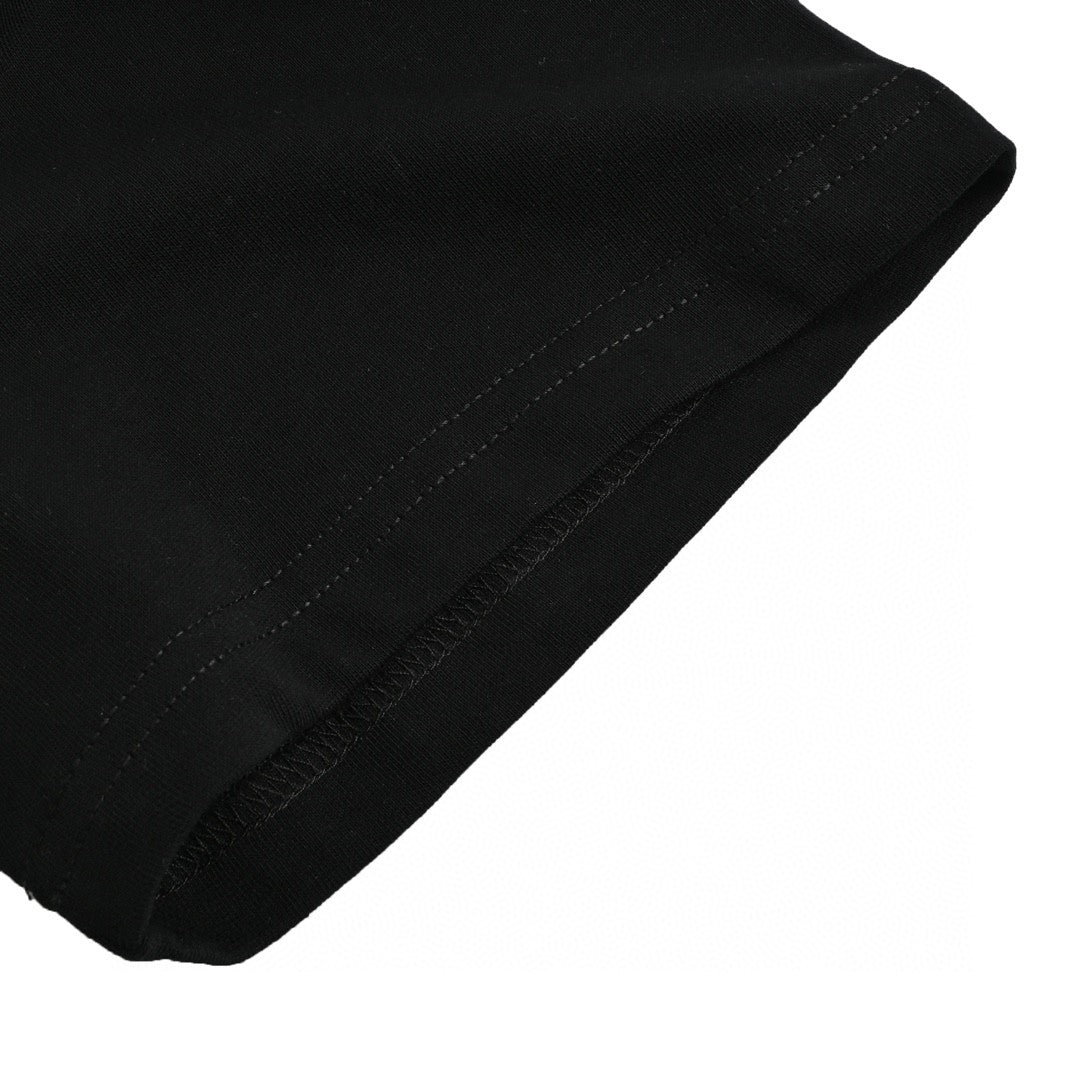Balenciaga Black T-Shirt with Graphic Design - Phantom Kicks