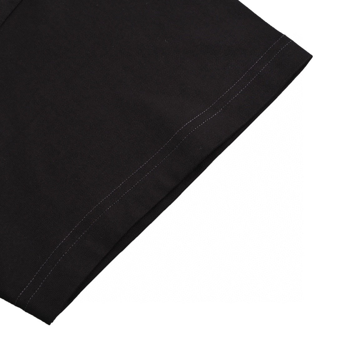 Balenciaga Black T-Shirt with Label Detail - Phantom Kicks