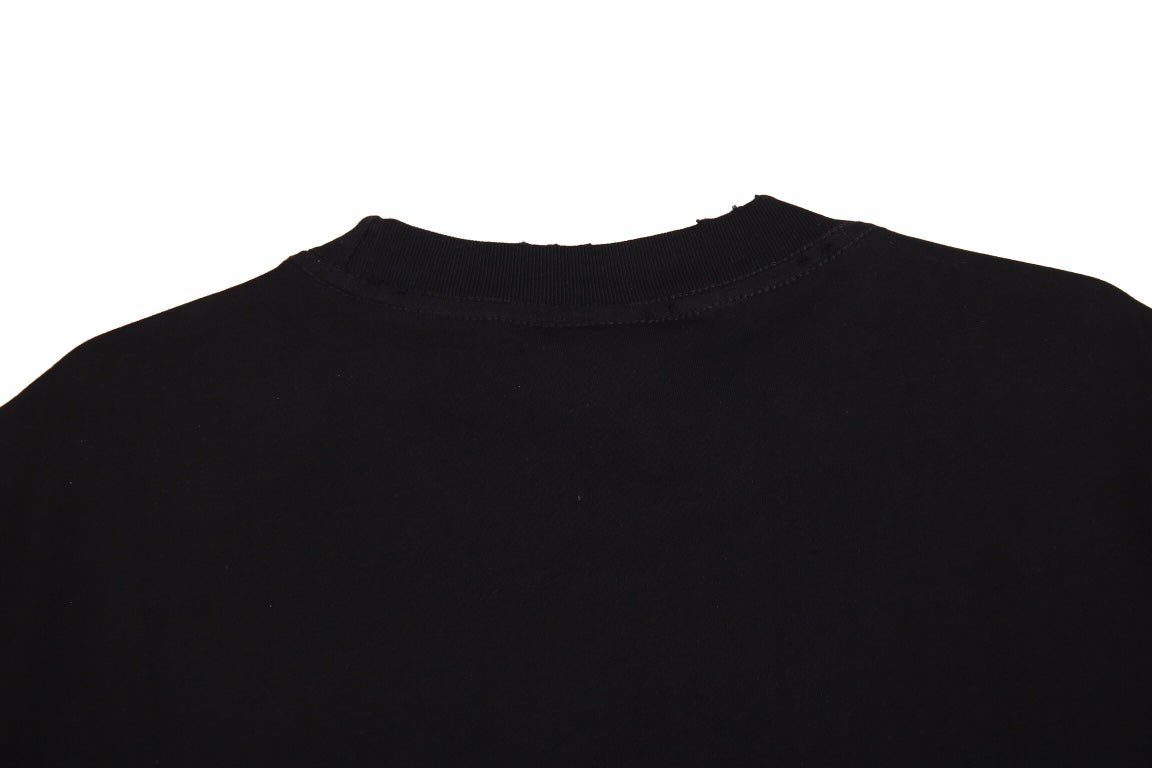 BALENCIAGA METALLIC DESIGN T-SHIRT BLACK - Phantom Kicks