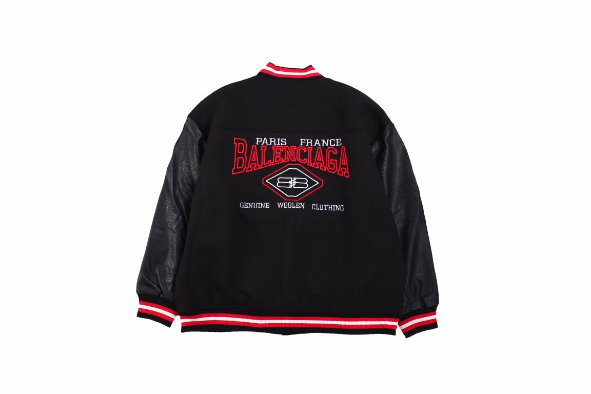 Balenciaga Black Varsity Jacket - Phantom Kicks