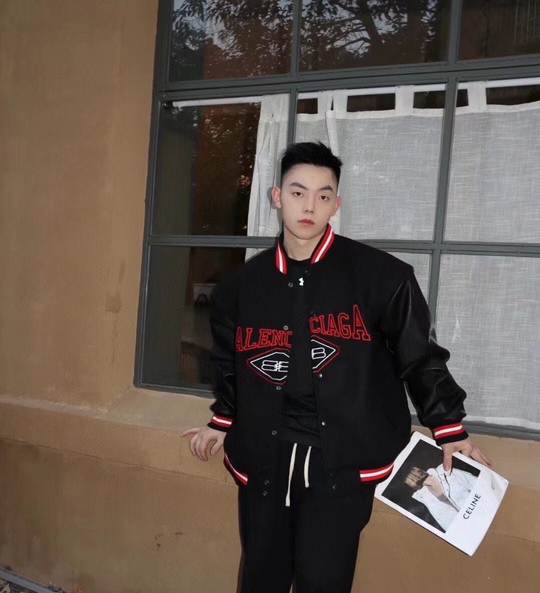 Balenciaga Black Varsity Jacket - Phantom Kicks