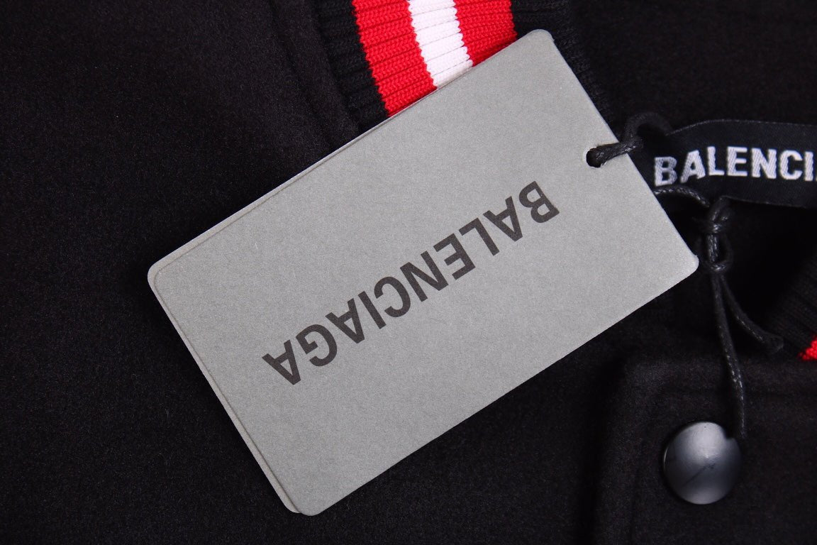 Balenciaga Black Varsity Jacket - Phantom Kicks