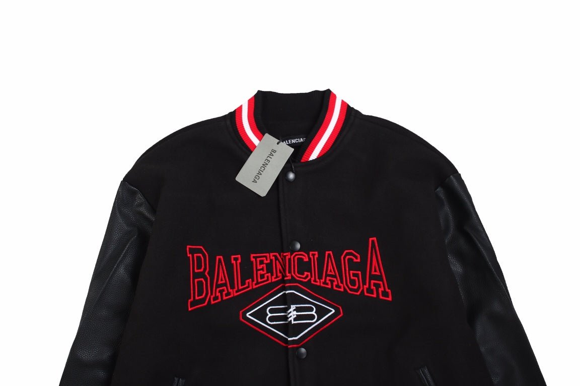 Balenciaga Black Varsity Jacket - Phantom Kicks
