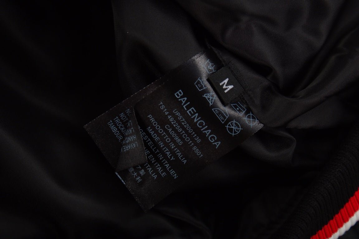 Balenciaga Black Varsity Jacket - Phantom Kicks