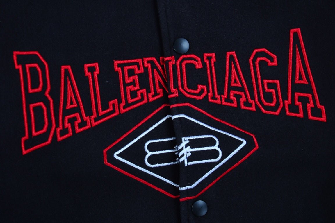 Balenciaga Black Varsity Jacket - Phantom Kicks