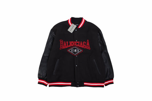 Balenciaga Black Varsity Jacket - Phantom Kicks