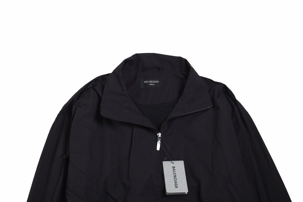 Balenciaga Black Zip-Up Jacket - Phantom Kicks