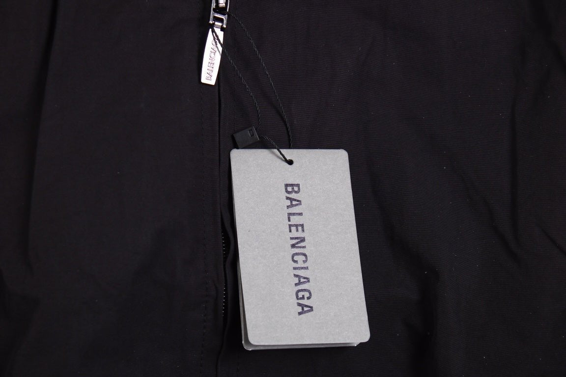 Balenciaga Black Zip-Up Jacket - Phantom Kicks