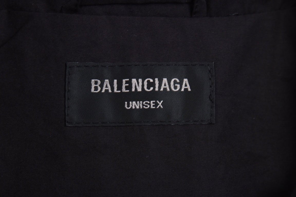 Balenciaga Black Zip-Up Jacket - Phantom Kicks