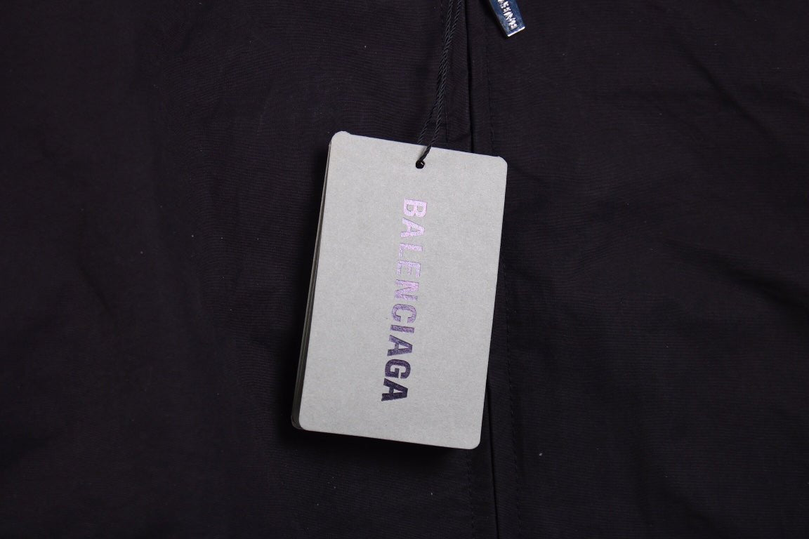 Balenciaga Black Zip-Up Jacket - Phantom Kicks