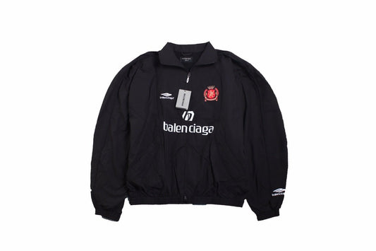 Balenciaga Black Zip-Up Track Jacket - Phantom Kicks