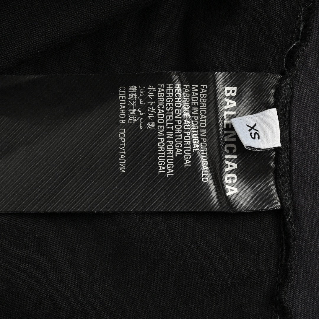 BALENCIAGA VINTAGE LOGO T-SHIRT BLACK - Phantom Kicks