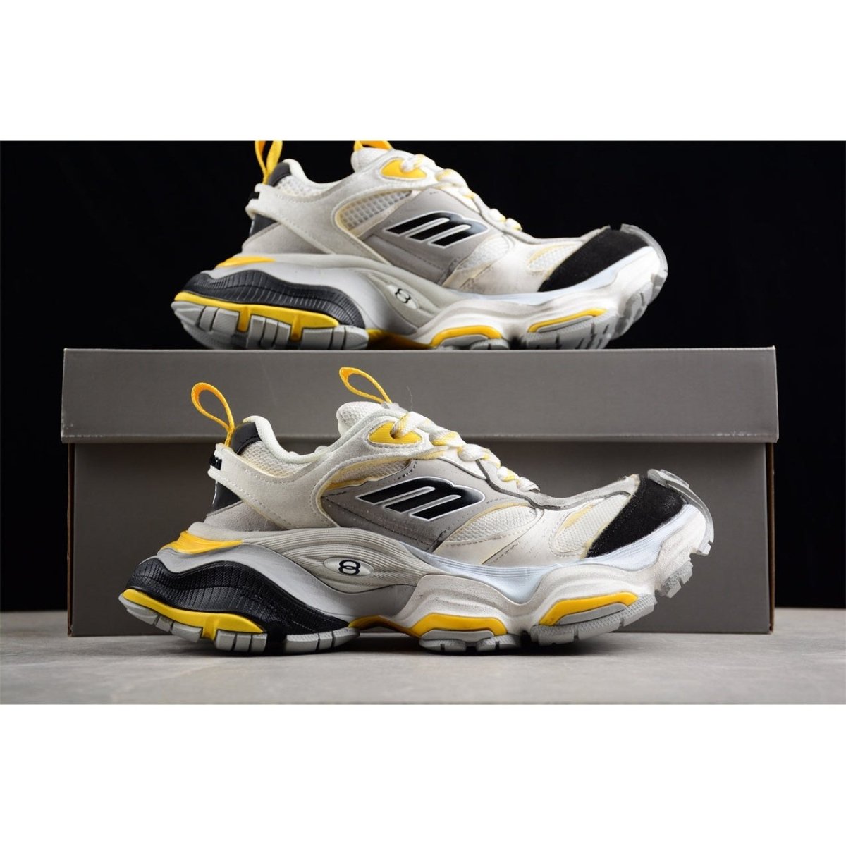 BALENCIAGA CARGO x GREY BLACK YELLOW - Phantom Kicks
